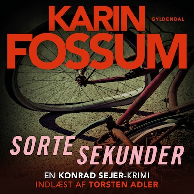 Sorte sekunder – omslag til lydbogen af Karin Fossum