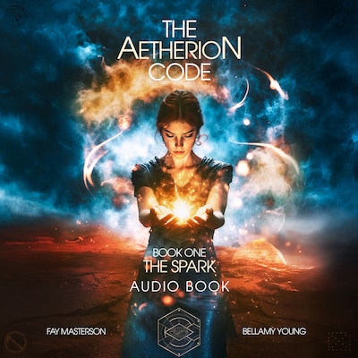 The Aetherion Code – omslag til lydbogen af Fay Masterson, Bellamy Young