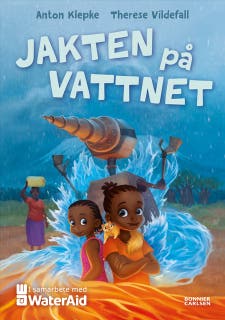Jakten på vattnet – omslag till ljudboken av Anton Klepke