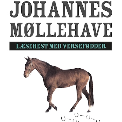 Læsehest med versefødder – omslag til lydbogen af Johannes Møllehave