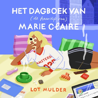 Het dagboek van (de haarclip van) Marie Claire – omslag van het luisterboek van De haarclip van Marie Claire, Lot Mulder