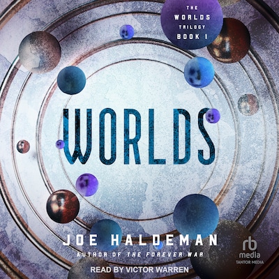 Worlds – omslag til lydbogen af Joe Haldeman