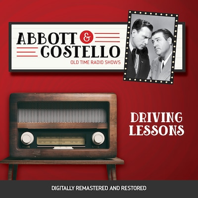 Abbott and Costello: Driving Lessons – omslag til lydbogen af Bud Abbott, Lou Costello