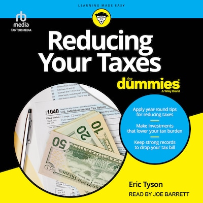 Reducing Your Taxes For Dummies – omslag til lydbogen af Eric Tyson
