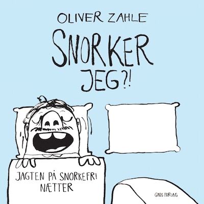 Snorker jeg?! – omslag til lydbogen af Oliver Zahle, Inger Christine Løwe