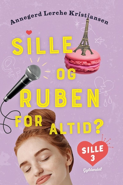 Sille 3 - Sille og Ruben for altid? – omslag til lydbogen af Annegerd Lerche Kristiansen