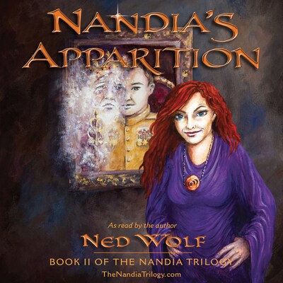 Nandia’s Apparition – omslag til lydbogen af Ned Wolf