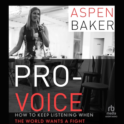 Pro-Voice – omslag til lydbogen af Aspen Baker
