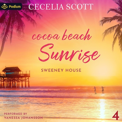 Cocoa Beach Sunrise – omslag til lydbogen af Cecelia Scott