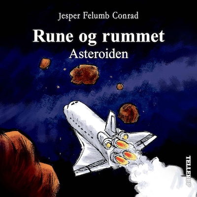 Rune og rummet #4: Asteoriden – omslag til lydbogen af Jesper Felumb Conrad
