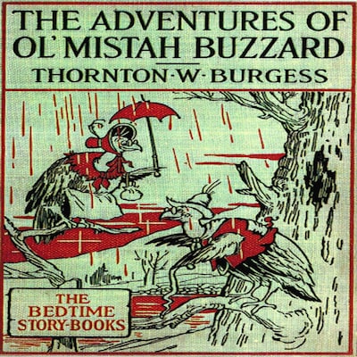 The Adventures of Old Mr. Buzzard – omslag til lydbogen af Thornton W. Burgess