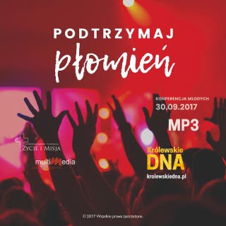 Królewskie DNA - Podtrzymaj płomień – okładka audiobooka, autor Marcin Tomczyk, Sylwia Pinkas, Marcin Zieliński