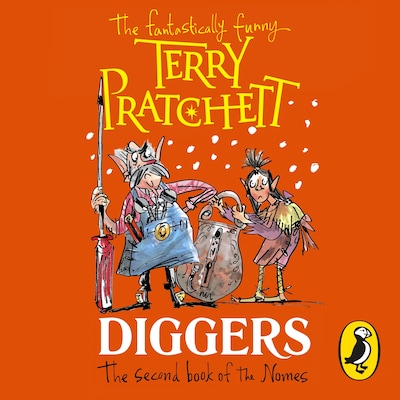 Diggers – omslag til lydbogen af Terry Pratchett