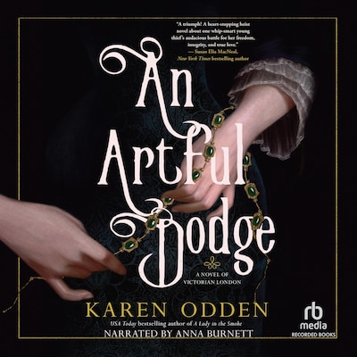An Artful Dodge – omslag til lydbogen af Karen Odden