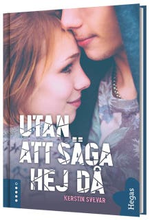 Utan att säga hej då – omslag till ljudboken av Kerstin Svevar