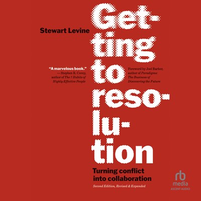 Getting to Resolution, 2nd Edition – omslag til lydbogen af Stewart Levine
