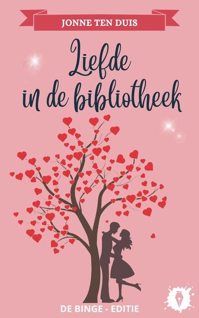 Liefde in de bibliotheek: De binge-editie – omslag van het luisterboek van Jonne ten Duis