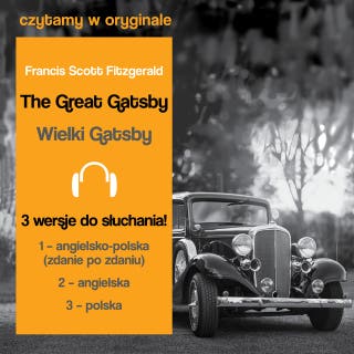 The Great Gatsby. Wielki Gatsby – okładka audiobooka, autor Francis Scott Fitzgerald