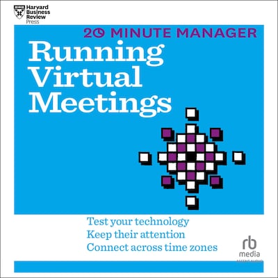 Running Virtual Meetings – omslag til lydbogen af HARVARD BUSINESS REVIEW