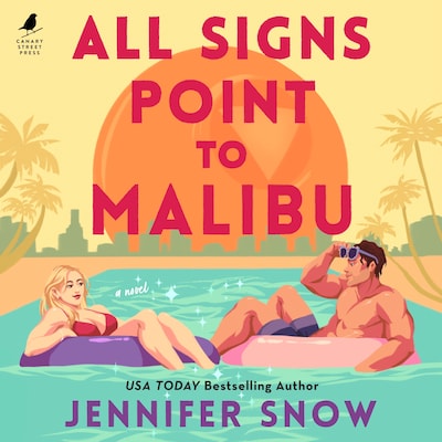 All Signs Point to Malibu – omslag til lydbogen af Jennifer Snow