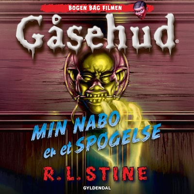 Gåsehud - Min nabo er et spøgelse – omslag til lydbogen af R.L. Stine