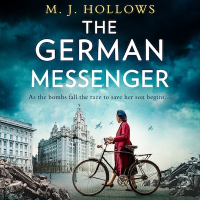 The German Messenger – omslag til lydbogen af M.J. Hollows