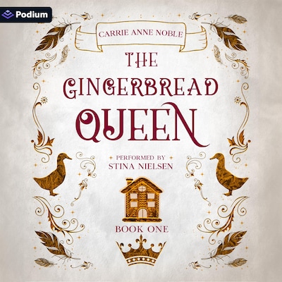 The Gingerbread Queen – omslag til lydbogen af Carrie Anne Noble