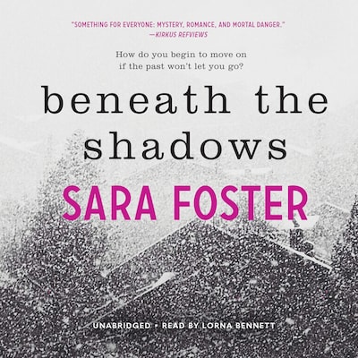 Beneath the Shadows – omslag til lydbogen af Sara Foster