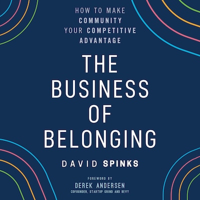 The Business of Belonging – omslag til lydbogen af David Spinks