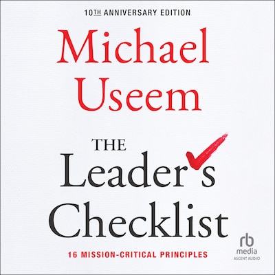 The Leader's Checklist, 10th Anniversary Edition – omslag til lydbogen af Michael Useem
