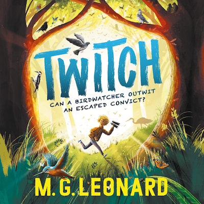 Twitch – omslag til lydbogen af M.G. Leonard