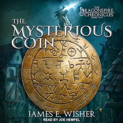 The Mysterious Coin – omslag til lydbogen af James E. Wisher