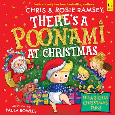 There's a Poonami at Christmas – omslag til lydbogen af Chris Ramsey, Rosie Ramsey