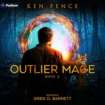 Outlier Mage 2: Darvist – omslag til lydbogen af Ken Pence