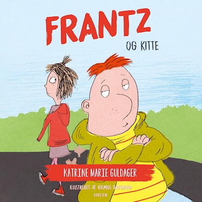 Frantz-bøgerne (4) - Frantz og Kitte – omslag til lydbogen af Katrine Marie Guldager