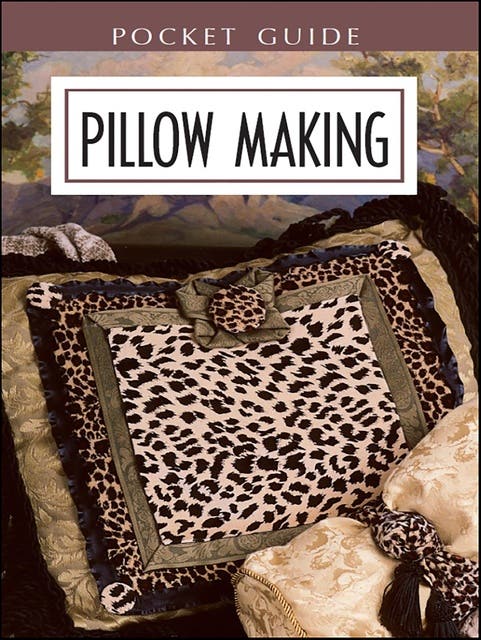 Pillow Making Pocket Guide – omslag til lydbogen af Leisure Arts