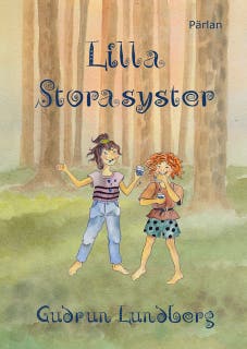 Lilla storasyster – omslag till ljudboken av Gudrun Lundberg