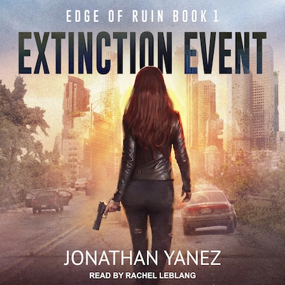 Extinction Event – omslag til lydbogen af Jonathan Yañez