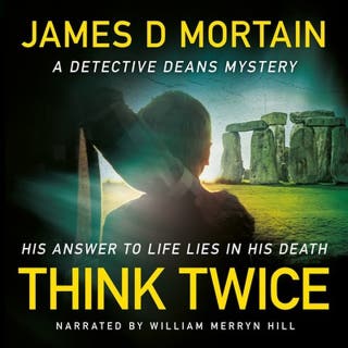 Think Twice – omslag till ljudboken av James D. Mortain