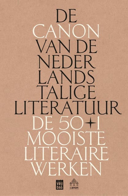 De canon van de Nederlandstalige literatuur: De 50+1 mooiste literaire werken – omslag van het luisterboek