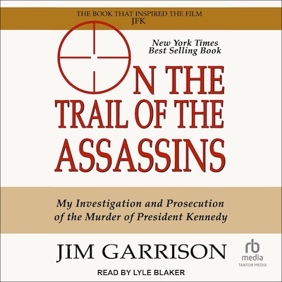 On the Trail of the Assassins – omslag til lydbogen af Jim Garrison