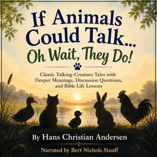 If Animals Could Talk... Oh Wait, They Do!: Classic Talking-Creature Tales with Deeper Meanings, Discussion Questions, and Bible Life Lessons – omslag till ljudboken av Hans Christian Andersen