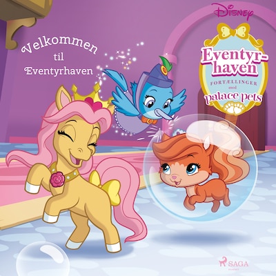 Palace Pets: Velkommen til Eventyrhaven – omslag til lydbogen af Disney