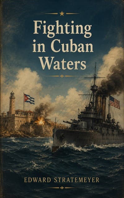 Fighting in Cuban Waters – omslag til lydbogen af Edward Stratemeyer