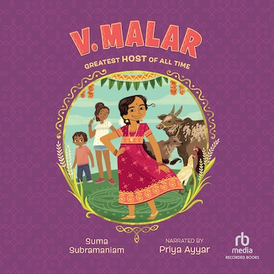V. Malar – omslag til lydbogen af Suma Subramaniam
