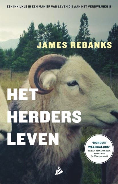 Het herdersleven – omslag van het luisterboek van James Rebanks