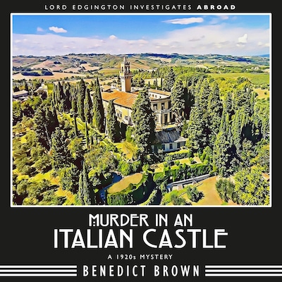 Murder in an Italian Castle – omslag til lydbogen af Benedict Brown