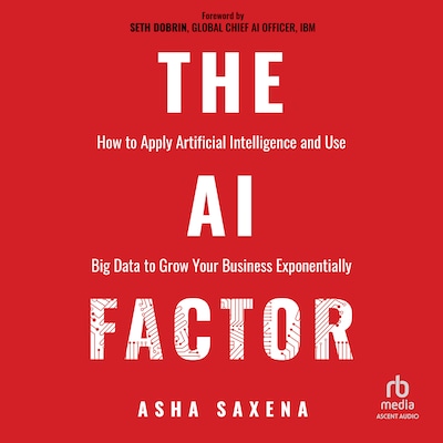 The AI Factor – omslag til lydbogen af Asha Saxena
