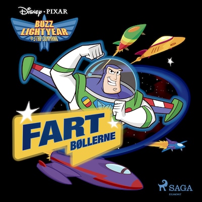 Toy Story - Buzz Lightyear og fartbøllerne – omslag til lydbogen af Disney
