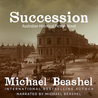 Succession – omslag till ljudboken av Michael J Beashel
